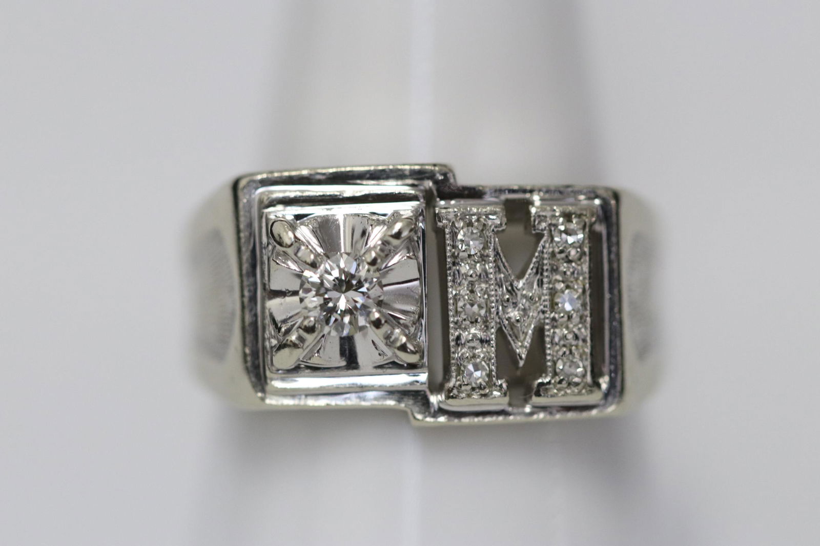 14K W/G diamond ring (1 of 10)