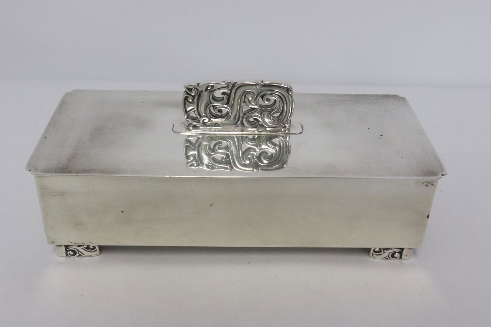A sterling silver box by Tiffany (1 of 10)