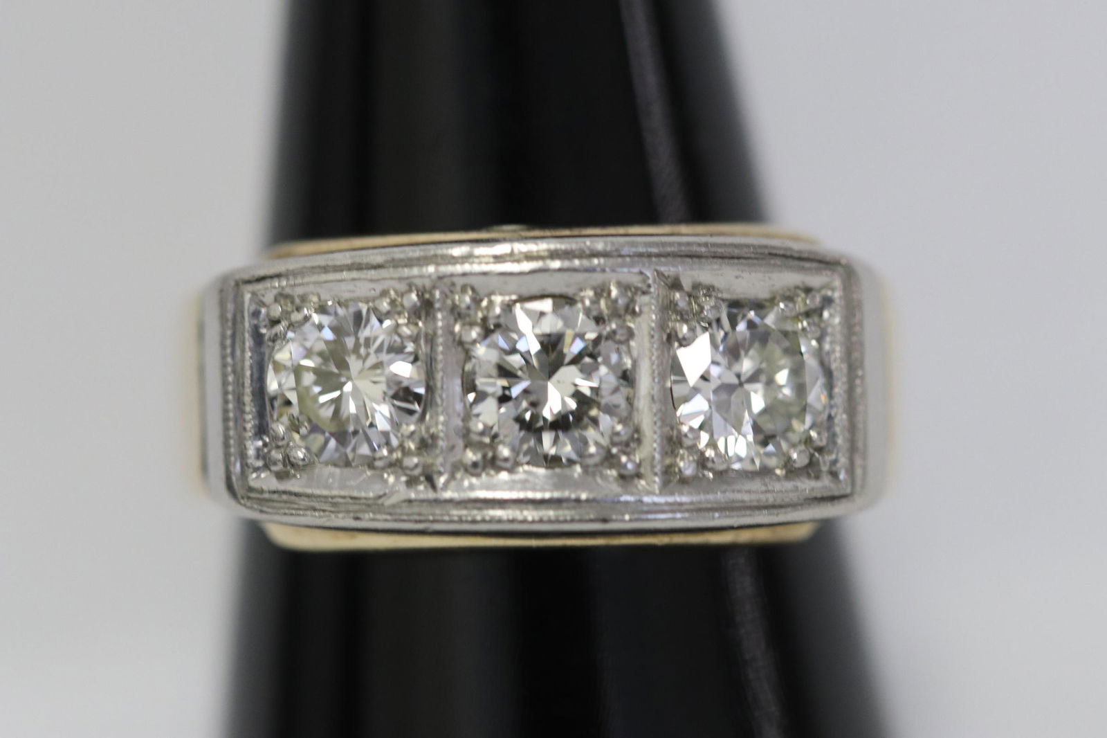 14K Y/G diamond ring (1 of 8)