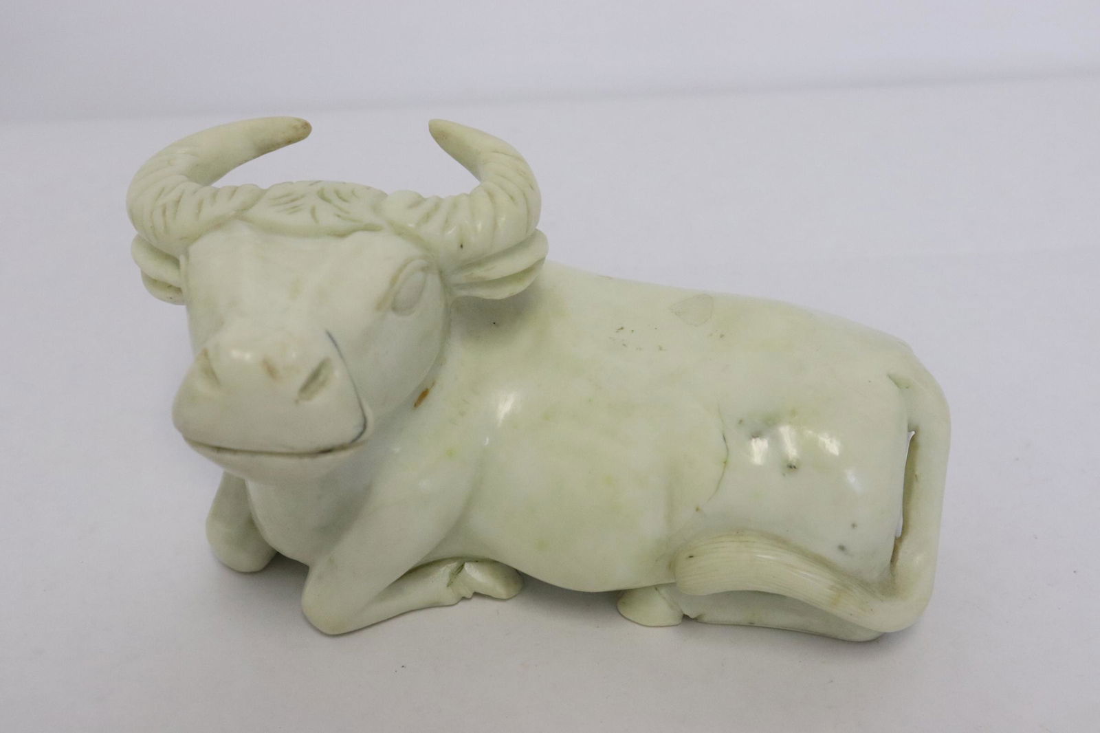 Vintage Chinese stone carved water buffalo (1 of 7)