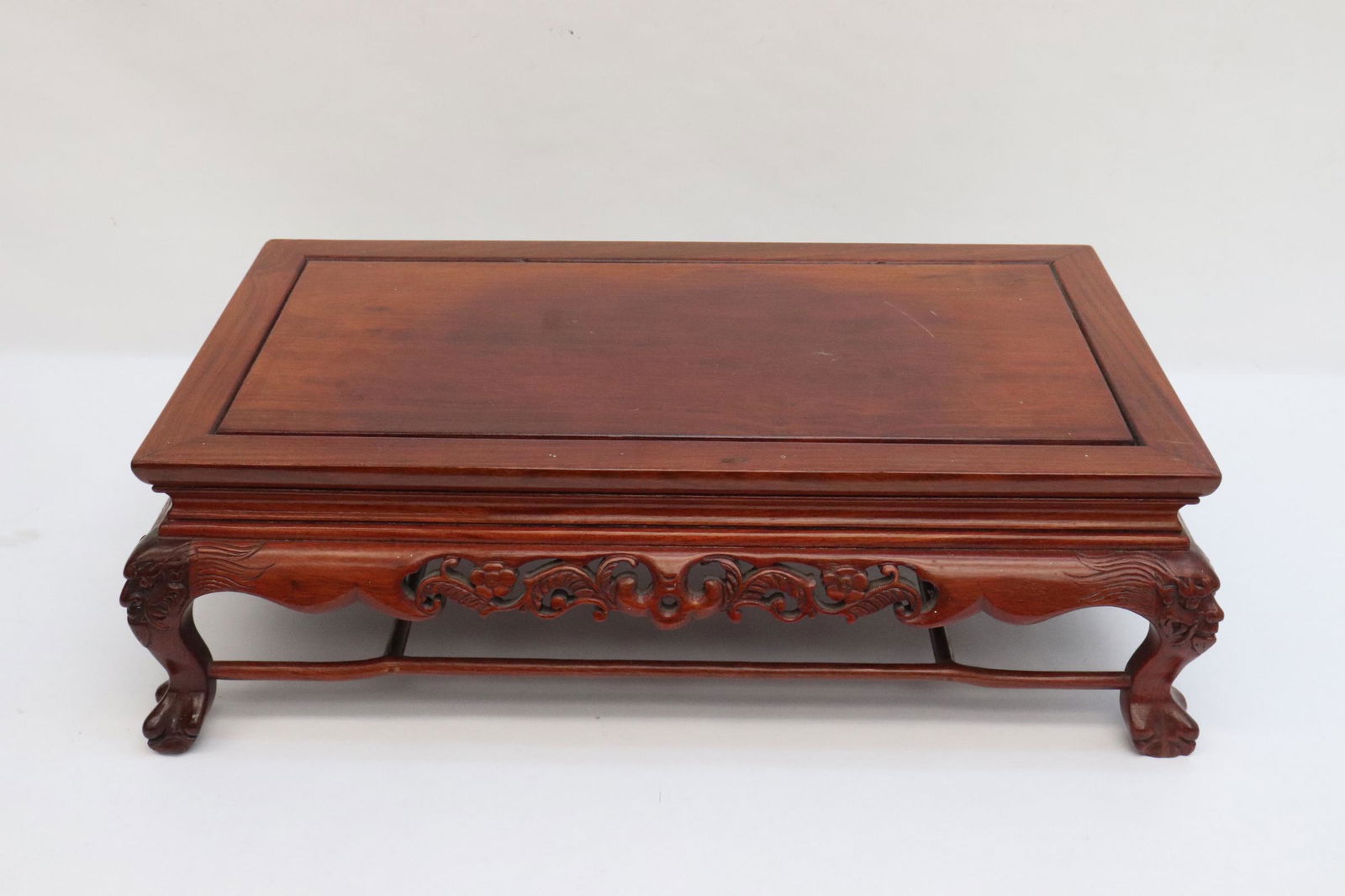 Rectangular rosewood table top stand (1 of 9)