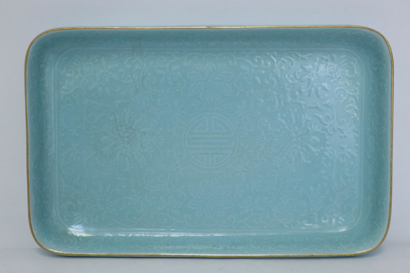 A blue glazed porcelain brush wash (1 of 10)