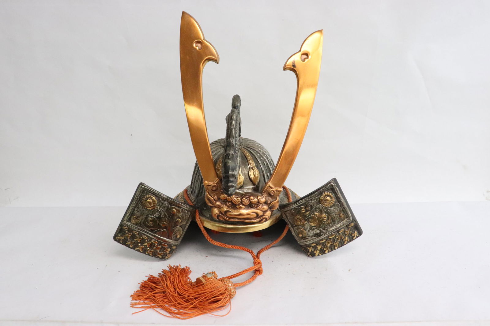 A reproduction of Japanese samurai helmet (1 of 8)