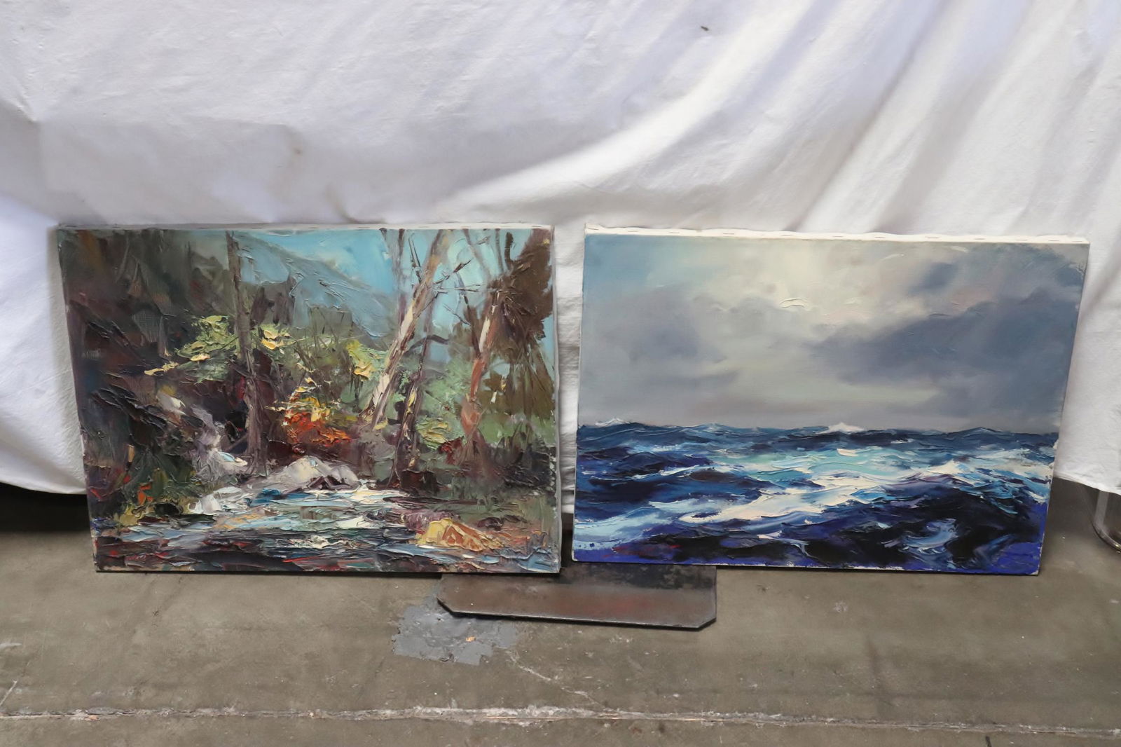 2 oil on canvas by Peter Hamlett (1 of 9)