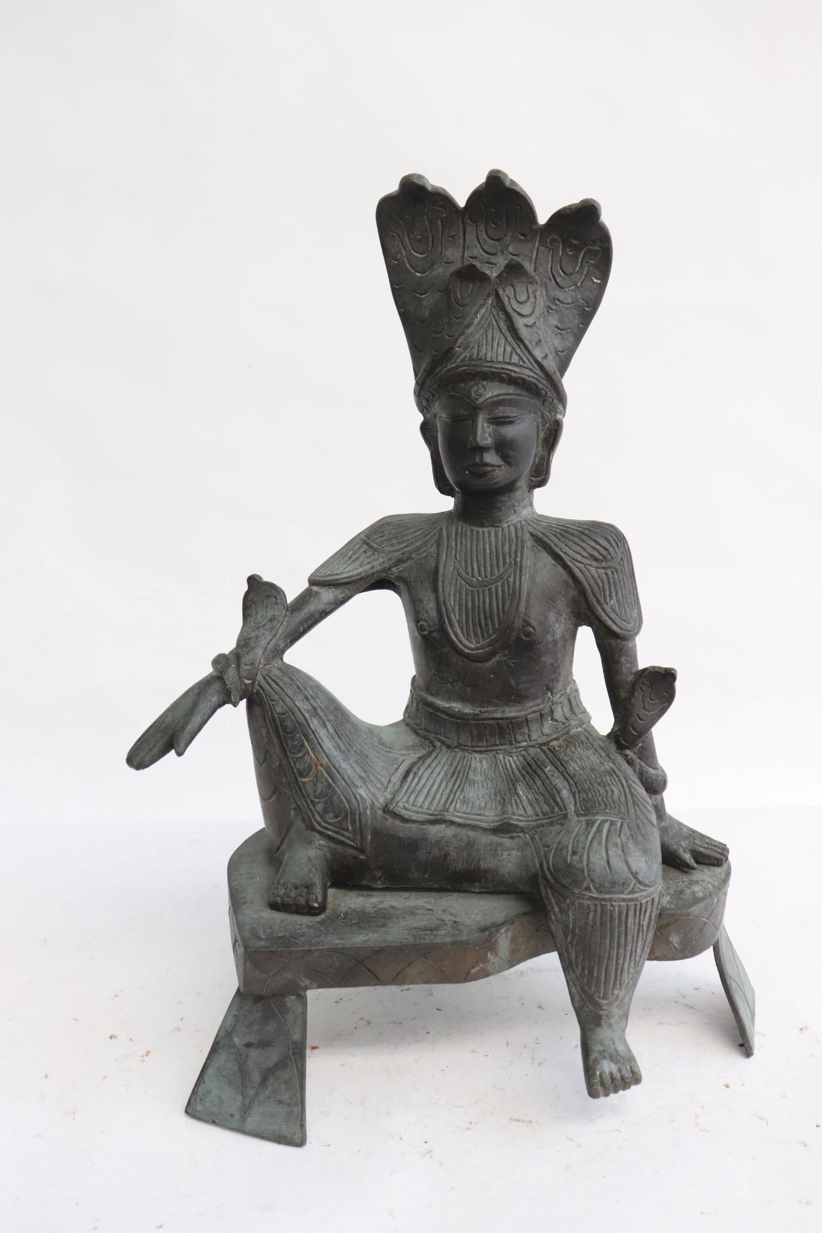 Antique Chinese/ Burmese bronze sculpture (1 of 7)