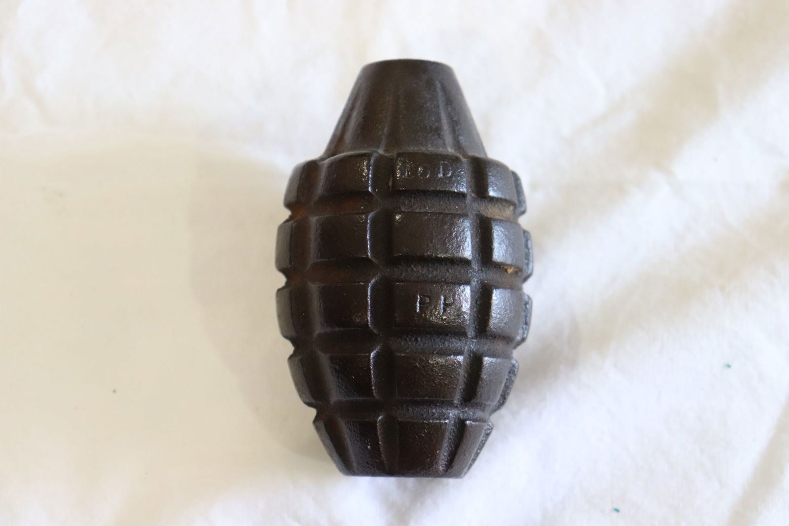 A possible WWI pineapple grenade (1 of 8)