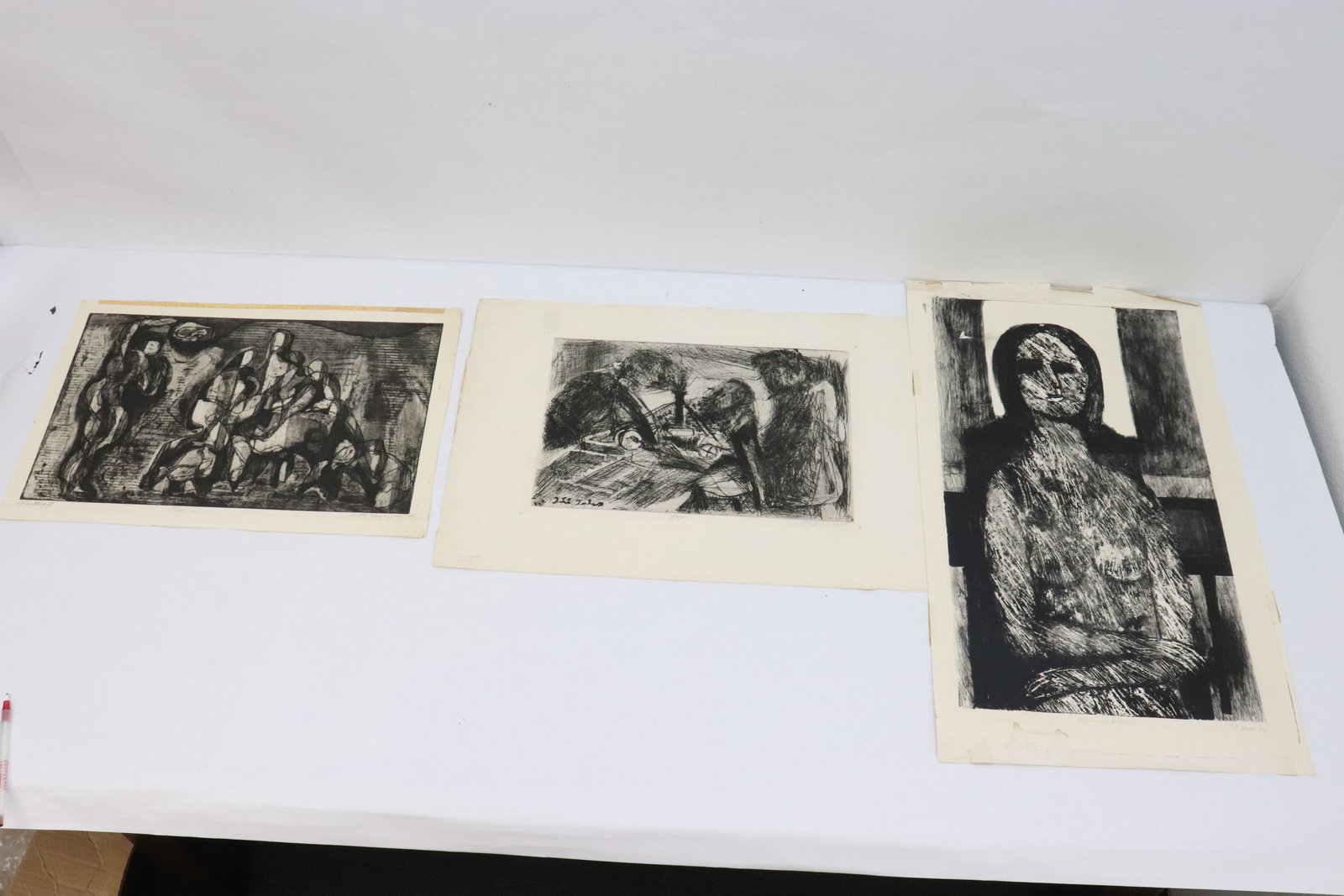 3 signed etchings (1 of 10)