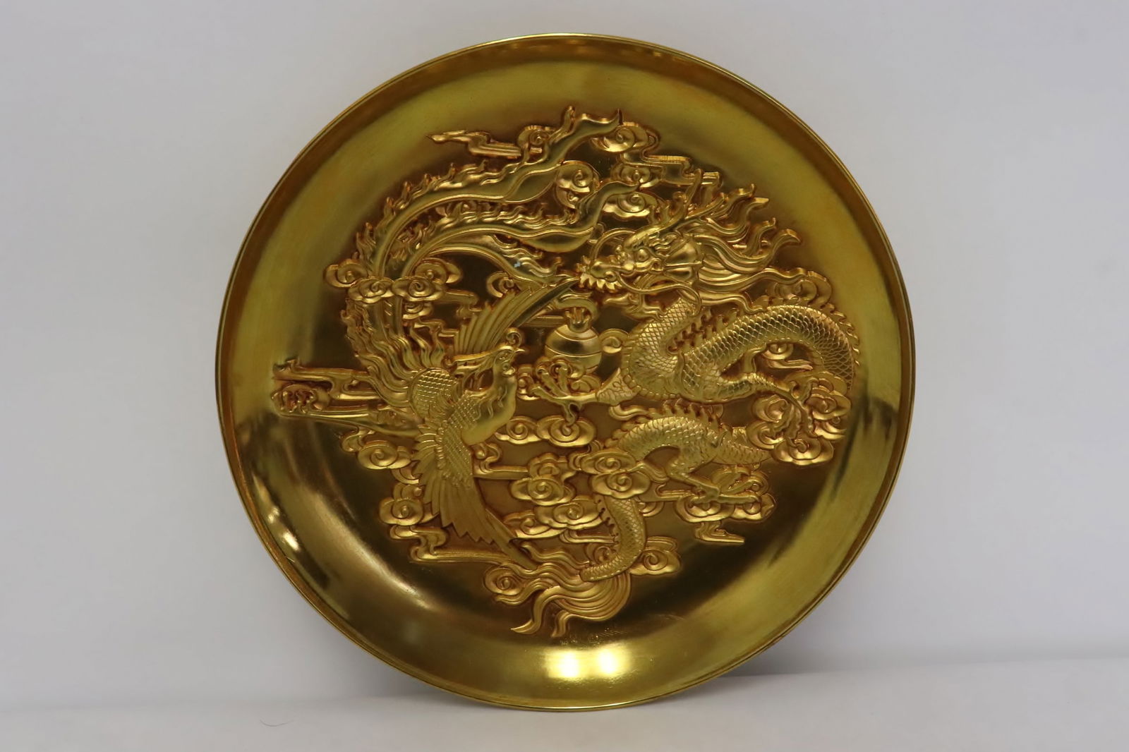 A gilt bronze plate (1 of 9)