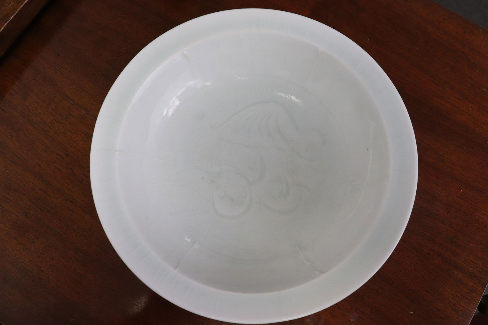 A celadon bowl: A celadon bowl, 1.8"x6.9"dia