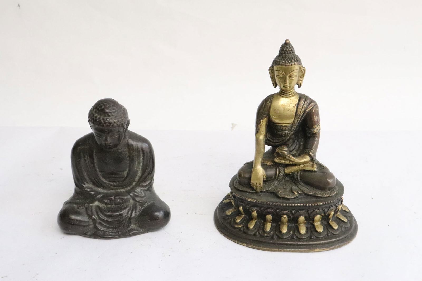 2 bronze/ copper sculpture of deity (1 of 10)