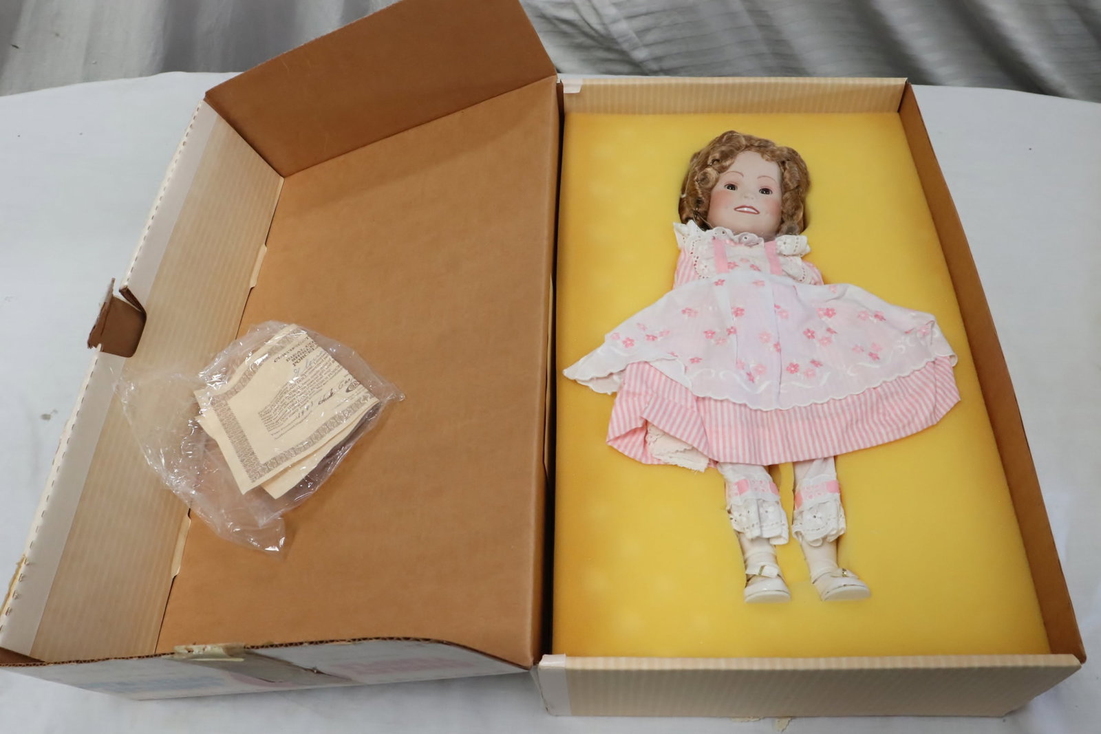 Limited edition Ideal Shirley Temple doll: Limited edition Ideal Shirley Temple doll, 16.7"H