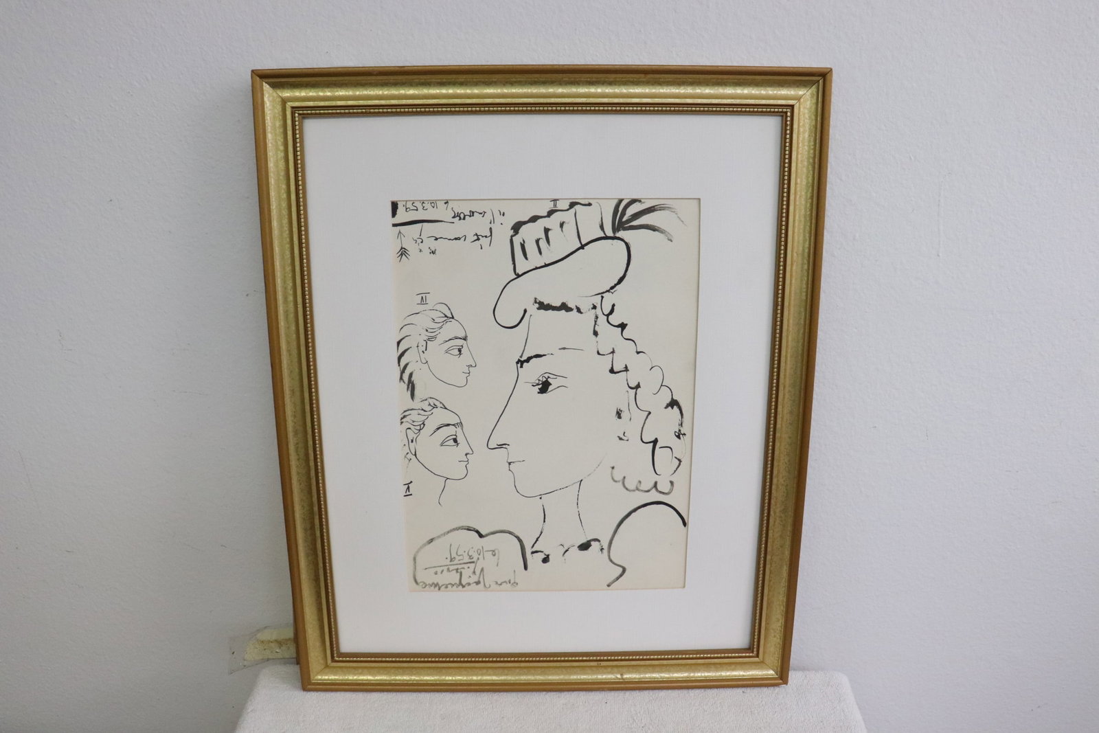A Picasso print with printed signature (1 of 7)