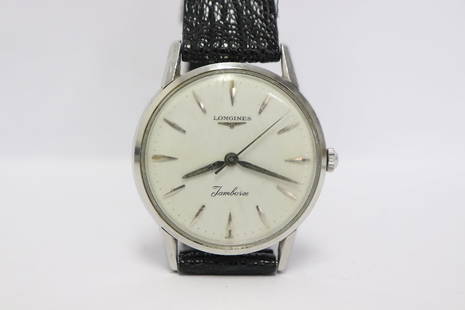 Longines Jamboree man's watch: Longines Jamboree man's watch, it works at time of preview, we do not guarantee it will keep accurate time