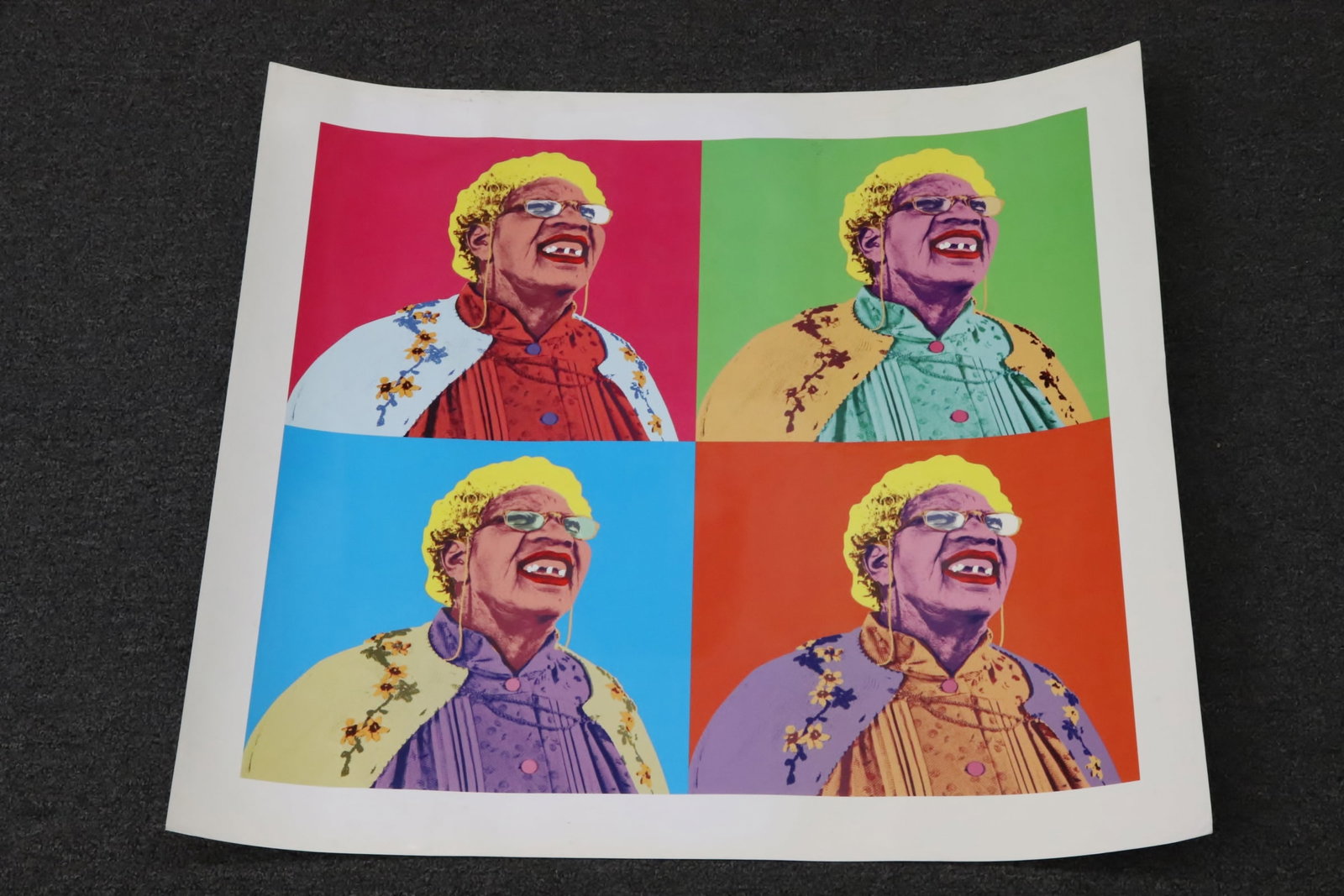 Uncut photo advertisement: Uncut photo advertisement "the Klumps Nutty professor II", 21.2"x23"
