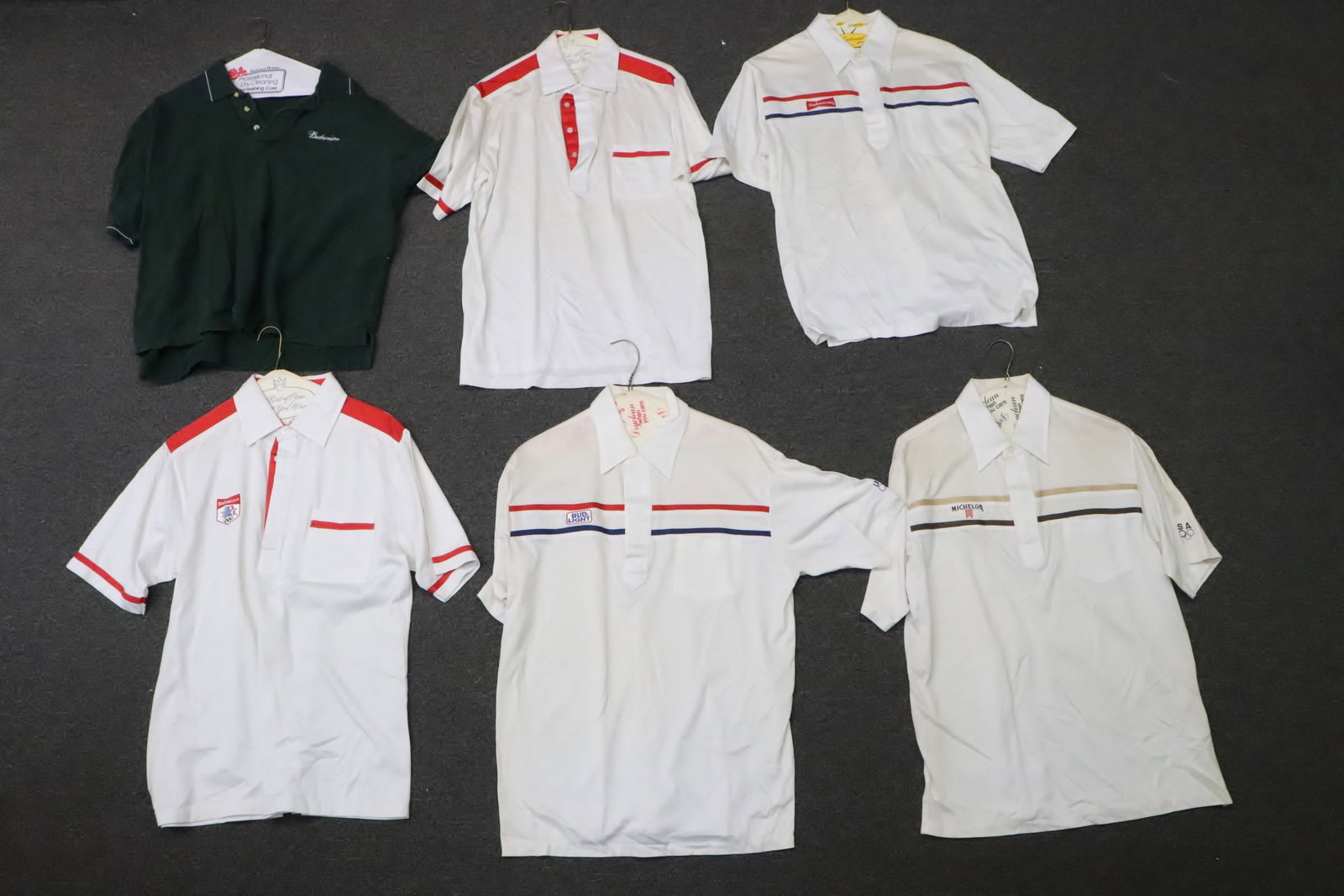 6 T-shirt with Beer logos; Budweiser, Michelob, etc: 6 T-shirt with Beer logos; Budweiser, Michelob, etc