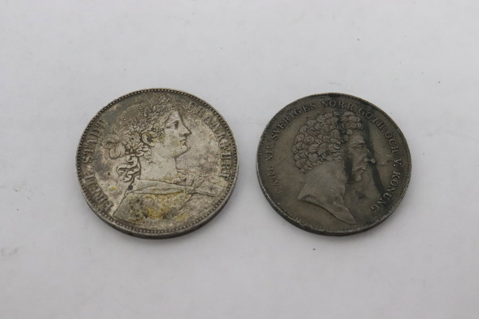 2 European antique silver coins (1 of 8)
