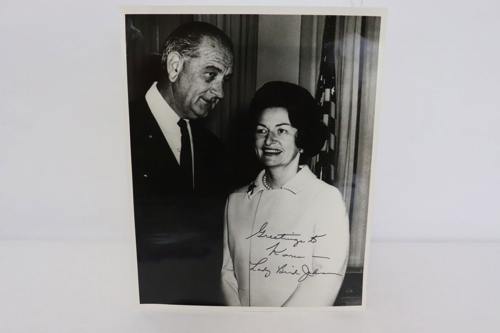 A signed photo by Lady Bird Johnson (1 of 5)
