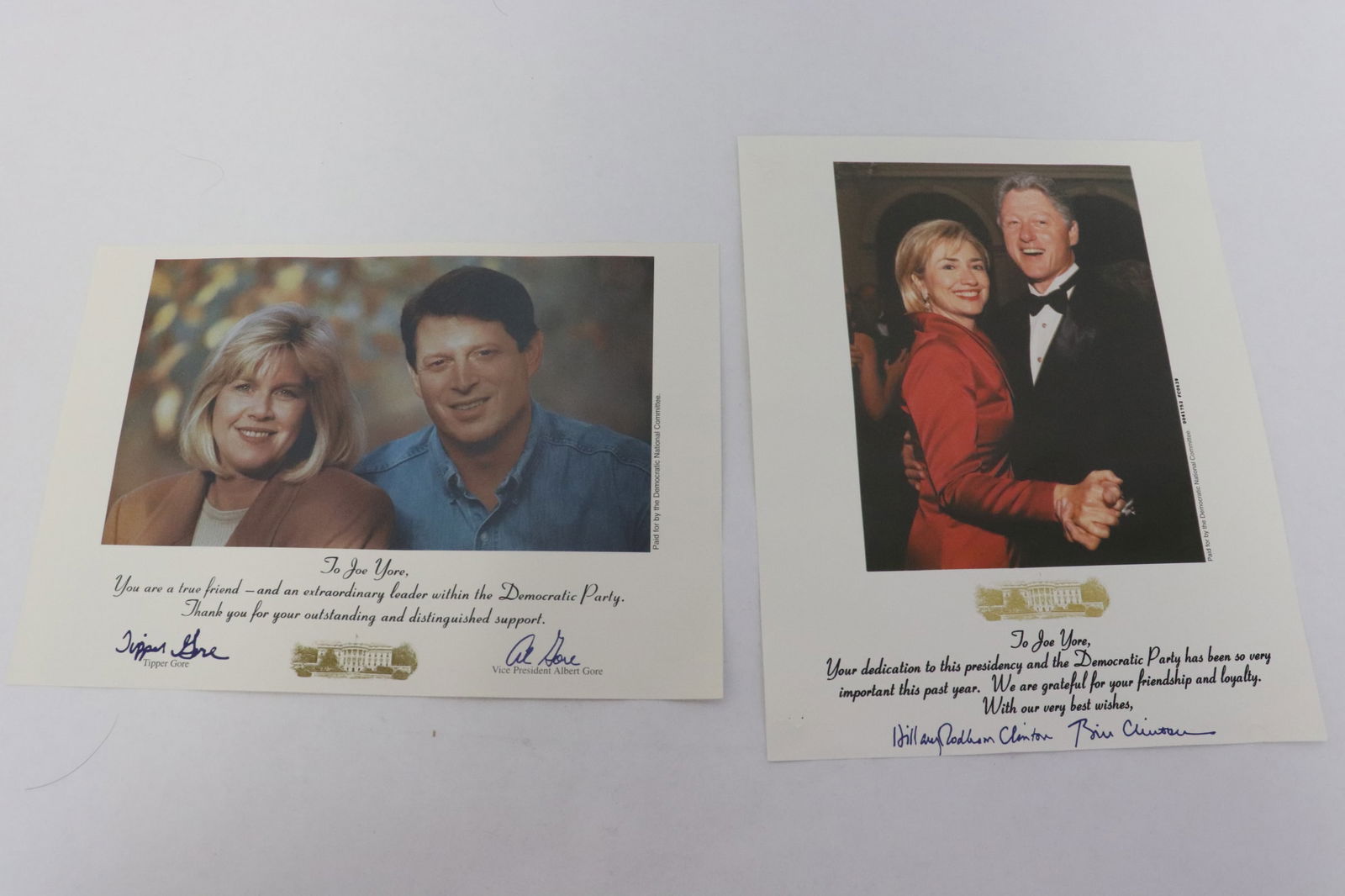 2 signed photos to Joe York (1 of 7)