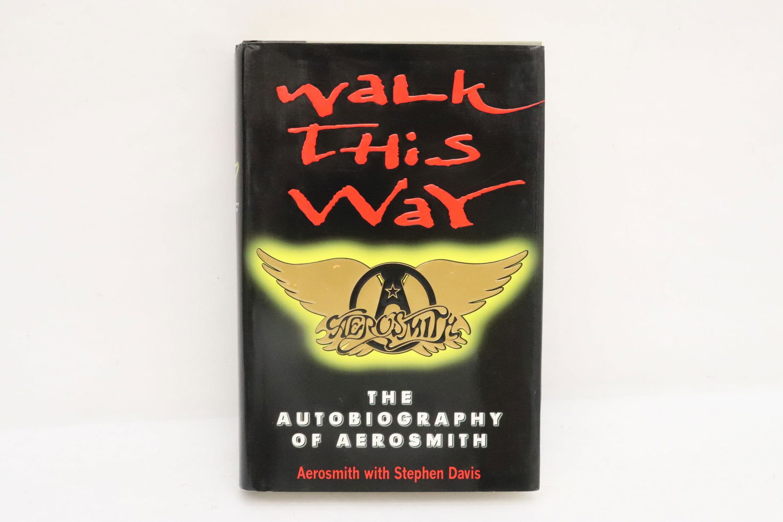 "The Autobiography of Aerosmith", signed by Aerosmith  members (1 of 10)