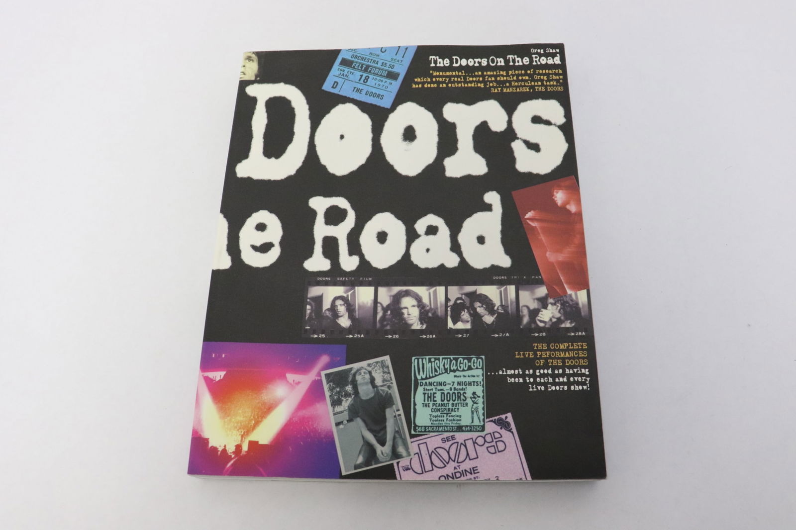 signed book "the Doors on the road" by Greg Shaw (1 of 13)