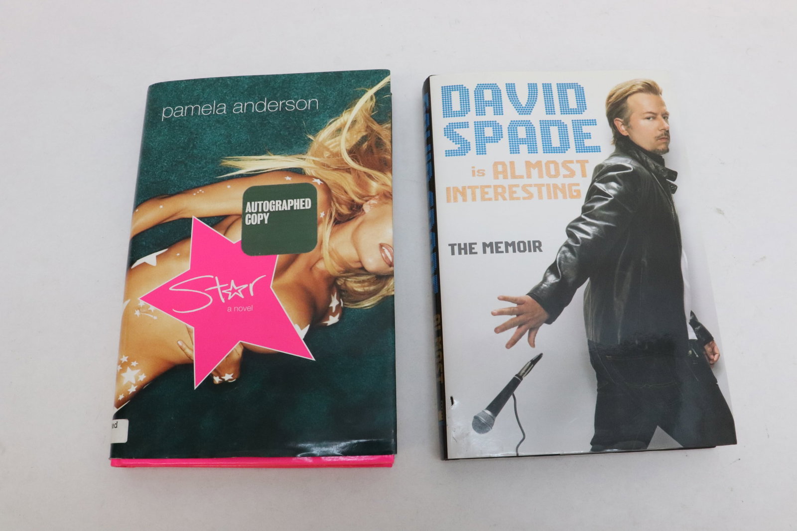 2 signed books by Pamela Anderson & David Spade (1 of 14)