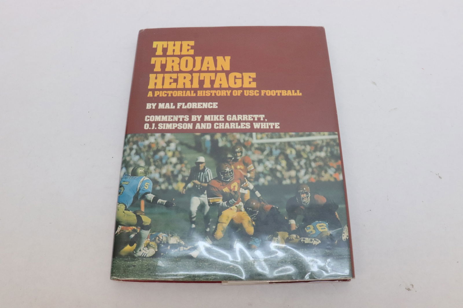 "the Trojan heritage" signed by 9 former players (1 of 12)
