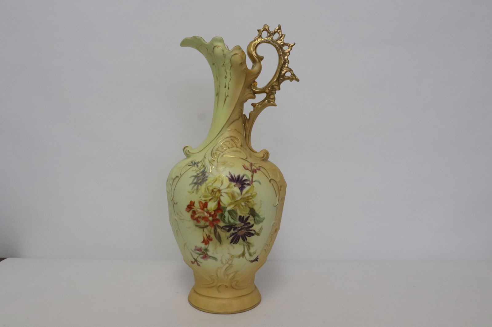 Large Austrian hand painted ewer (1 of 10)