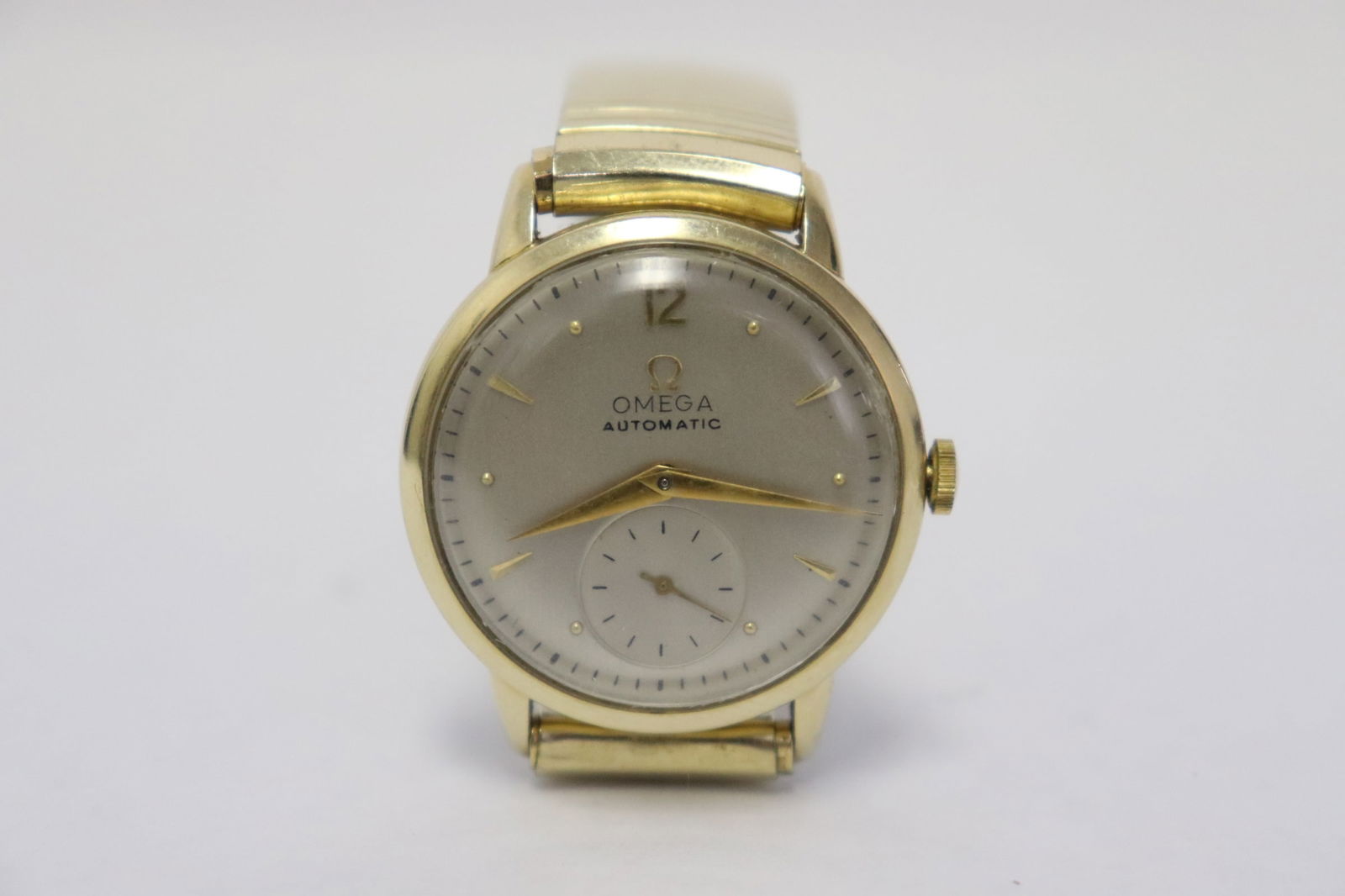 Man's Omega automatic watch w/ 14K GF case (1 of 7)