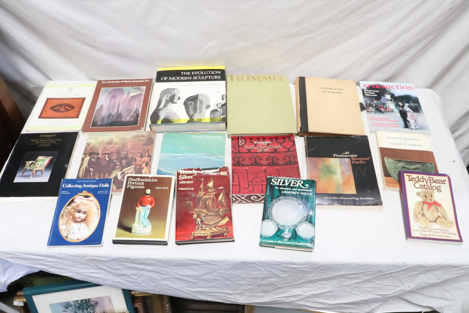 Lot of antique auction catalog/ reference books (1 of 10)