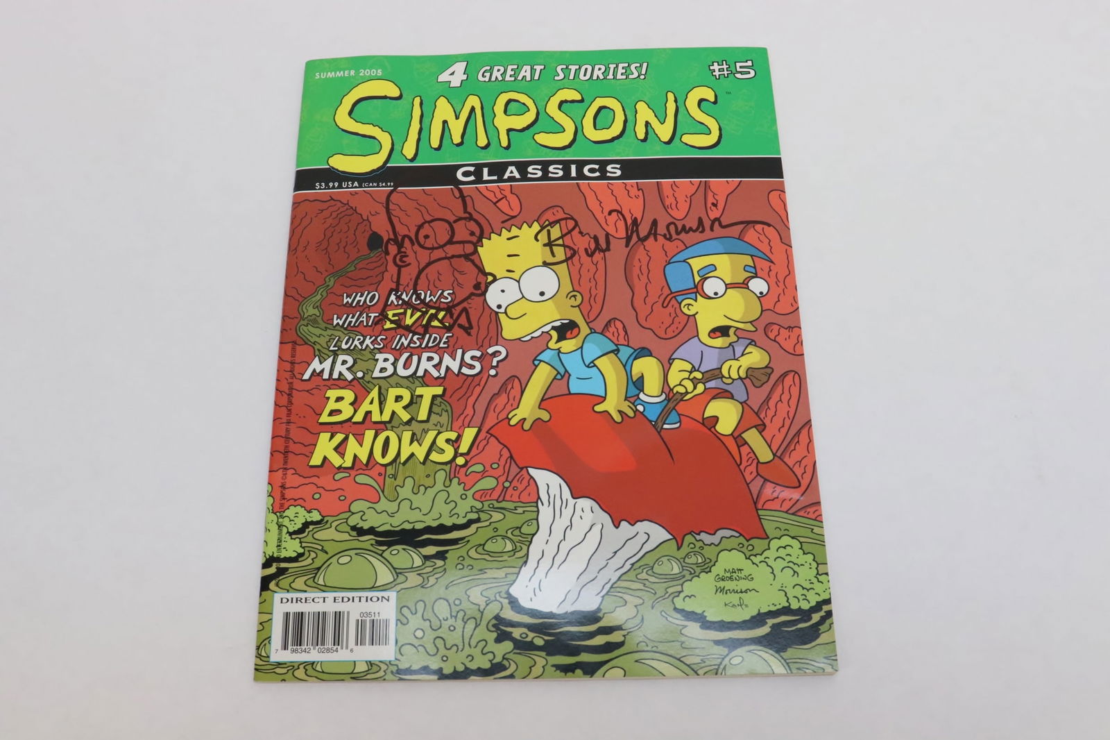 book signed by Bill Morrison with sketch (1 of 12)