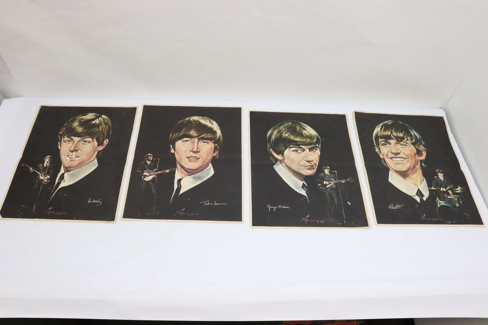 4 Beatles 1964 posters designed by Nicholas Volpe (1 of 8)