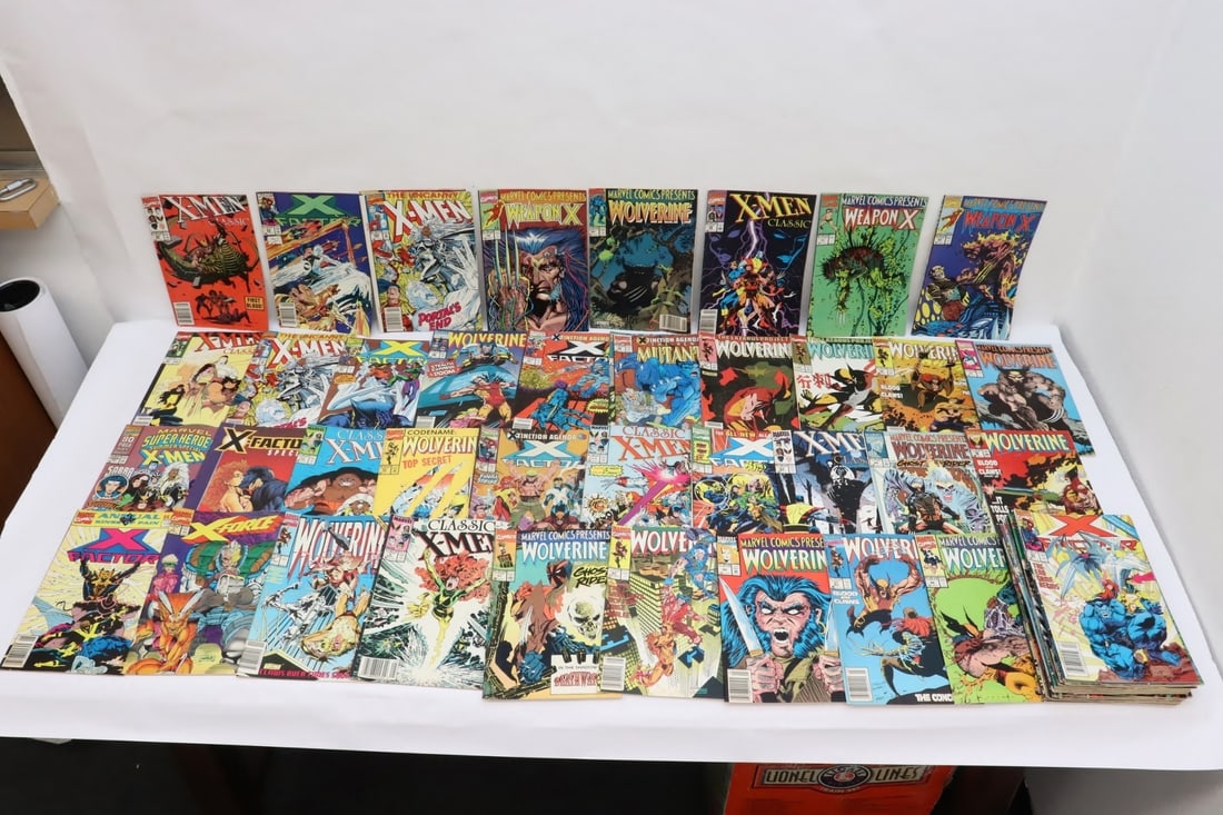Approx. 60 comic books; X-man, Wolverine, etc (1 of 13)
