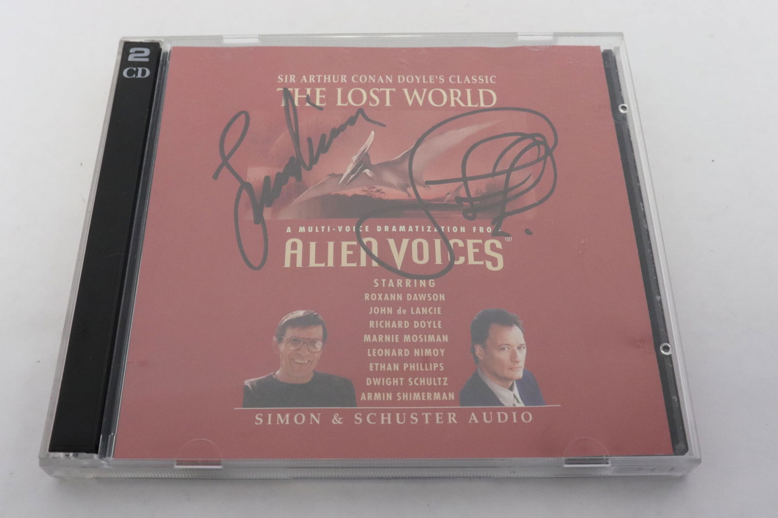 Audio CD signed by Leonard Nimoy & John De Lancie (1 of 4)