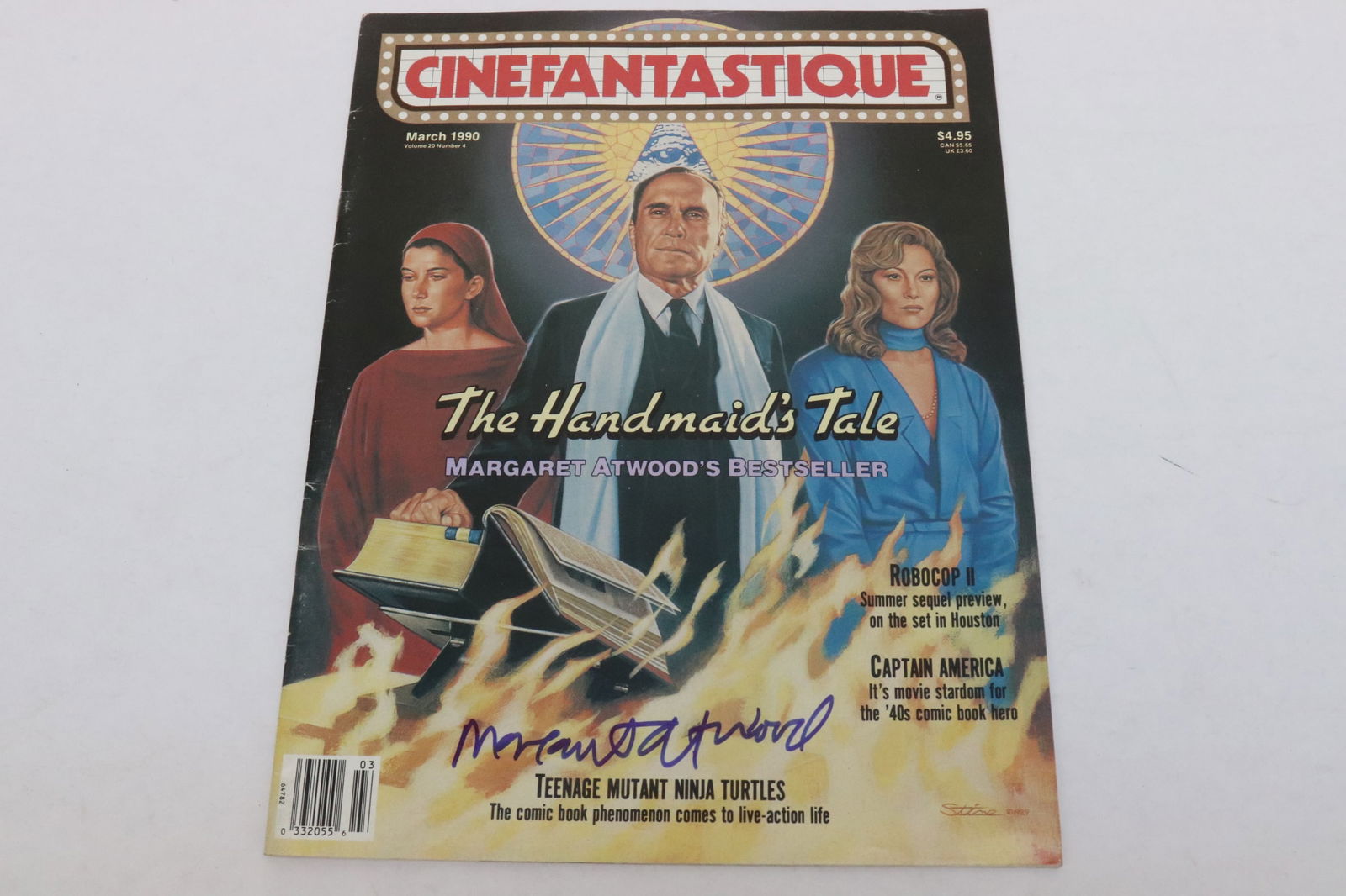 Magazine Cinefantastique, signed by Margaret Atwood (1 of 8)