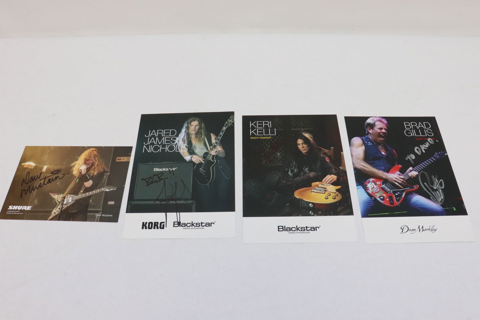 4 Rock band member signed photos (1 of 9)