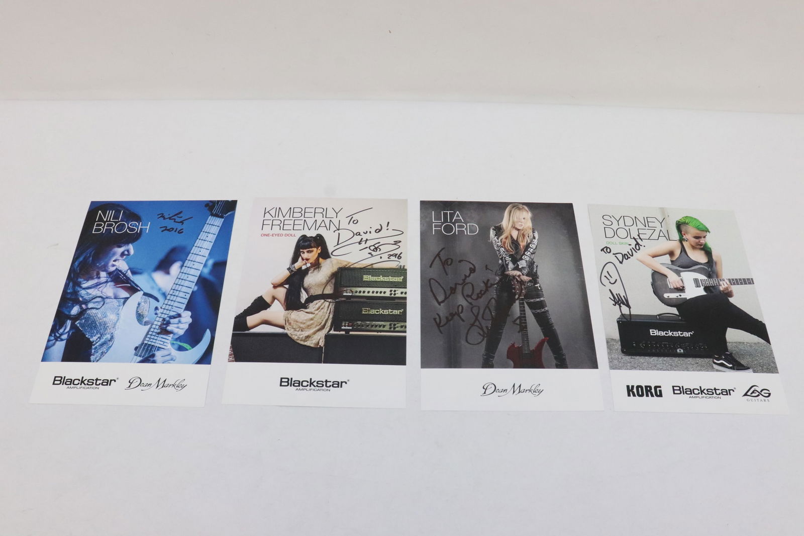 4 Rock band member signed photos (1 of 9)