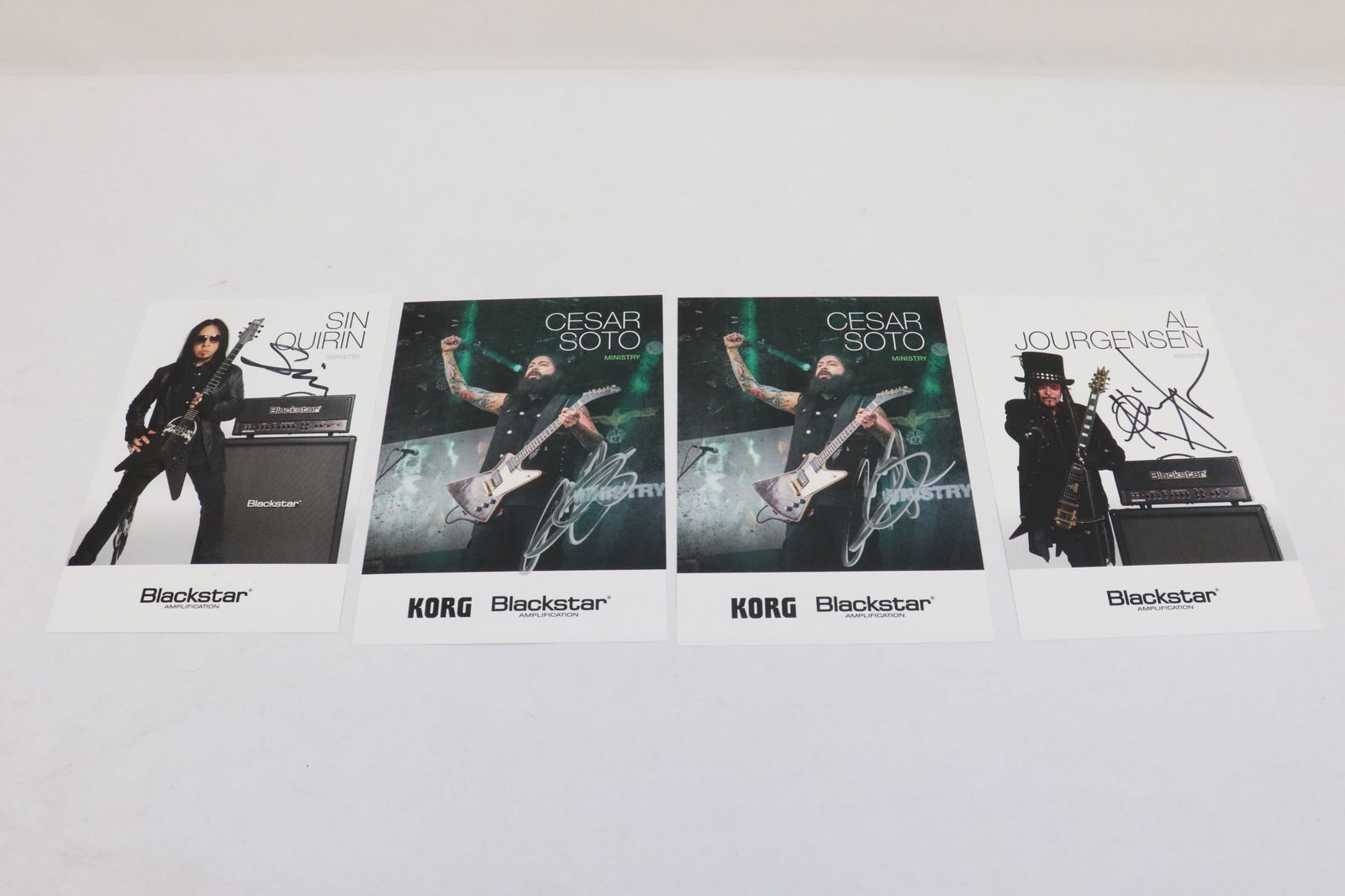 4 Rock band member signed photos (1 of 8)