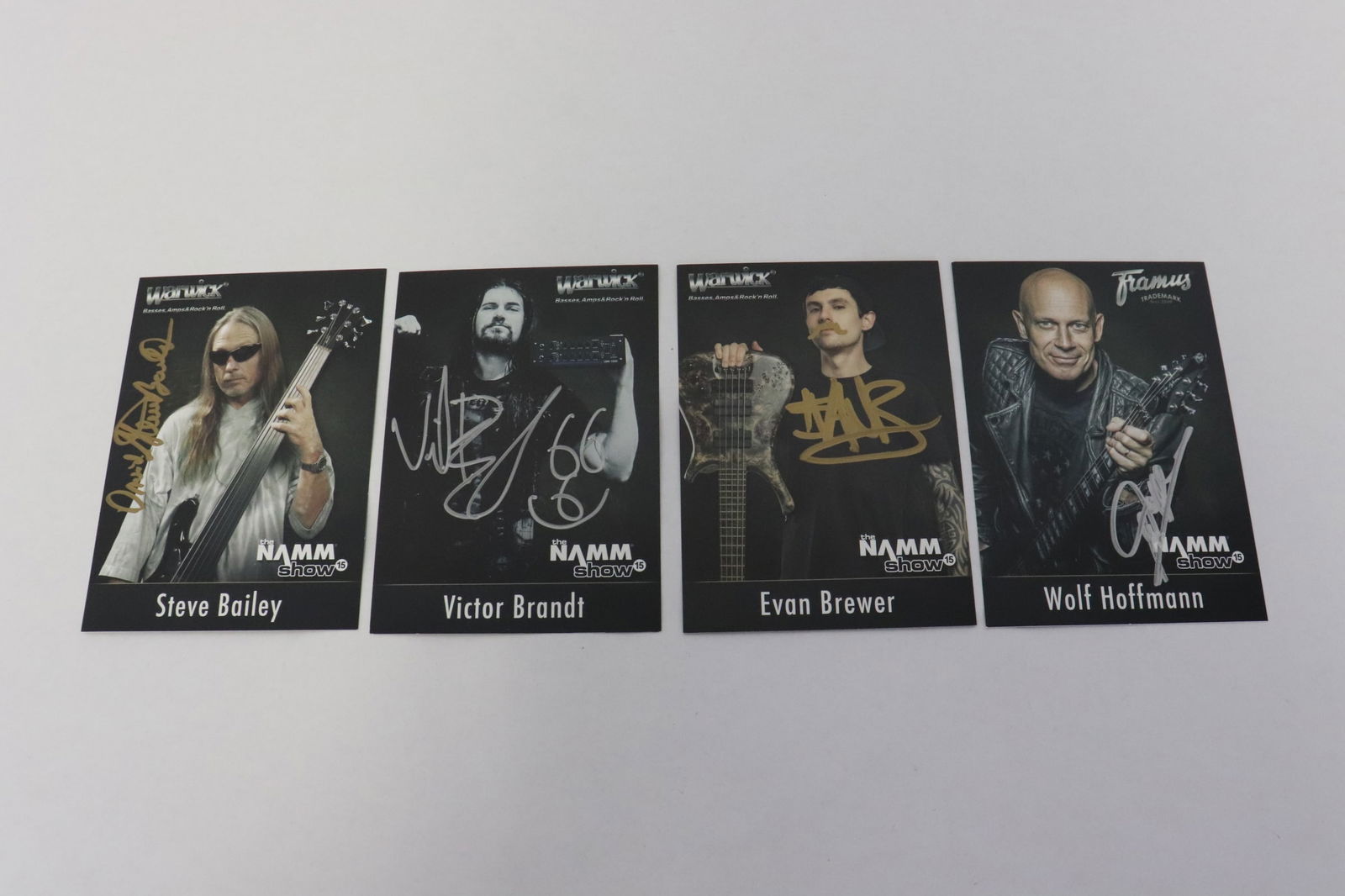 4 Rock band member signed photos (1 of 10)