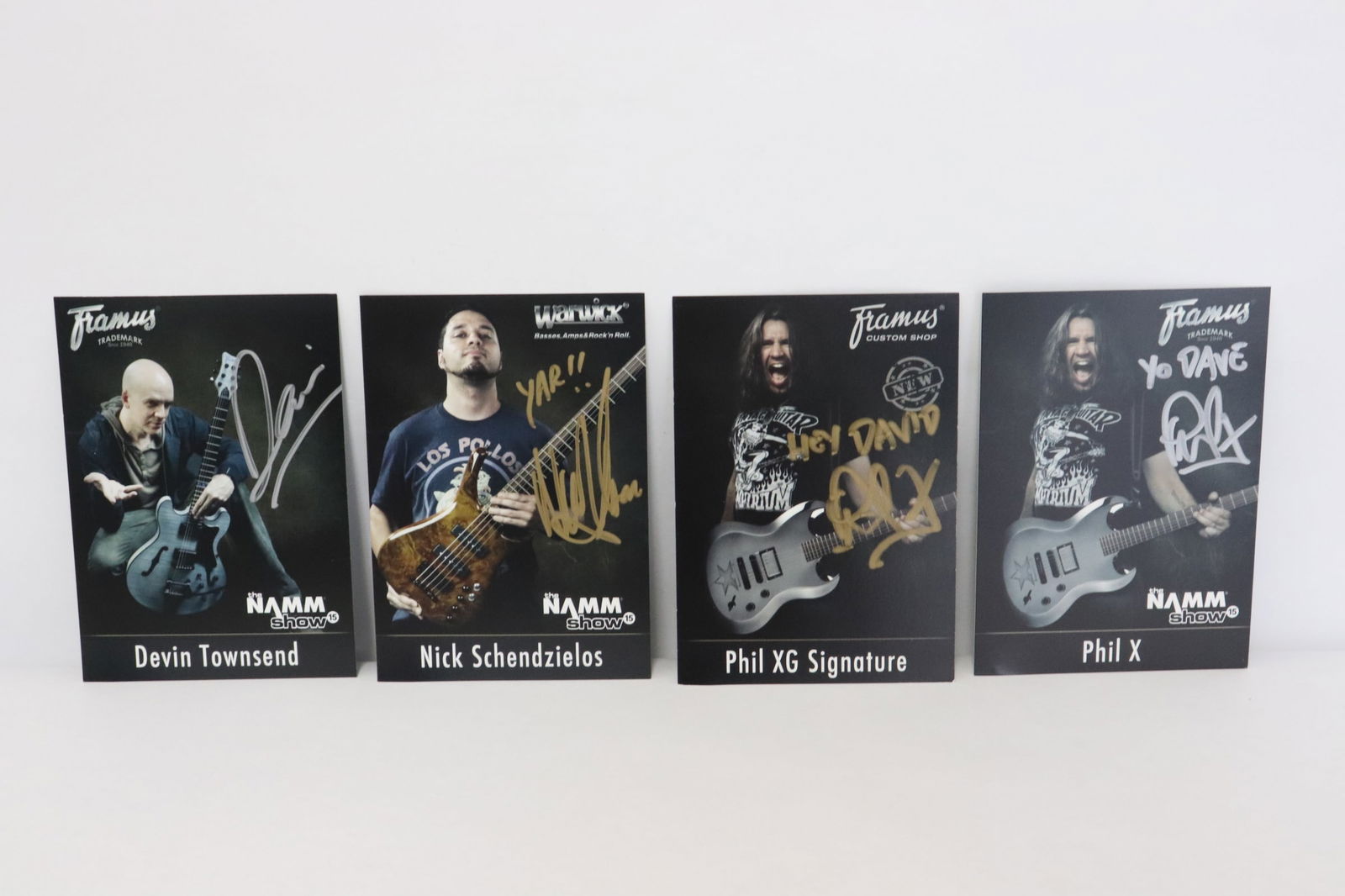 4 Rock band member signed photos (1 of 10)