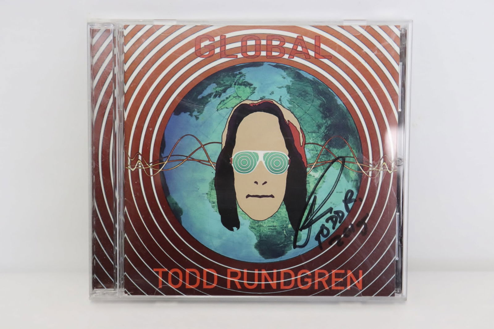 CD "global" signed by Todd Rundgren (1 of 6)