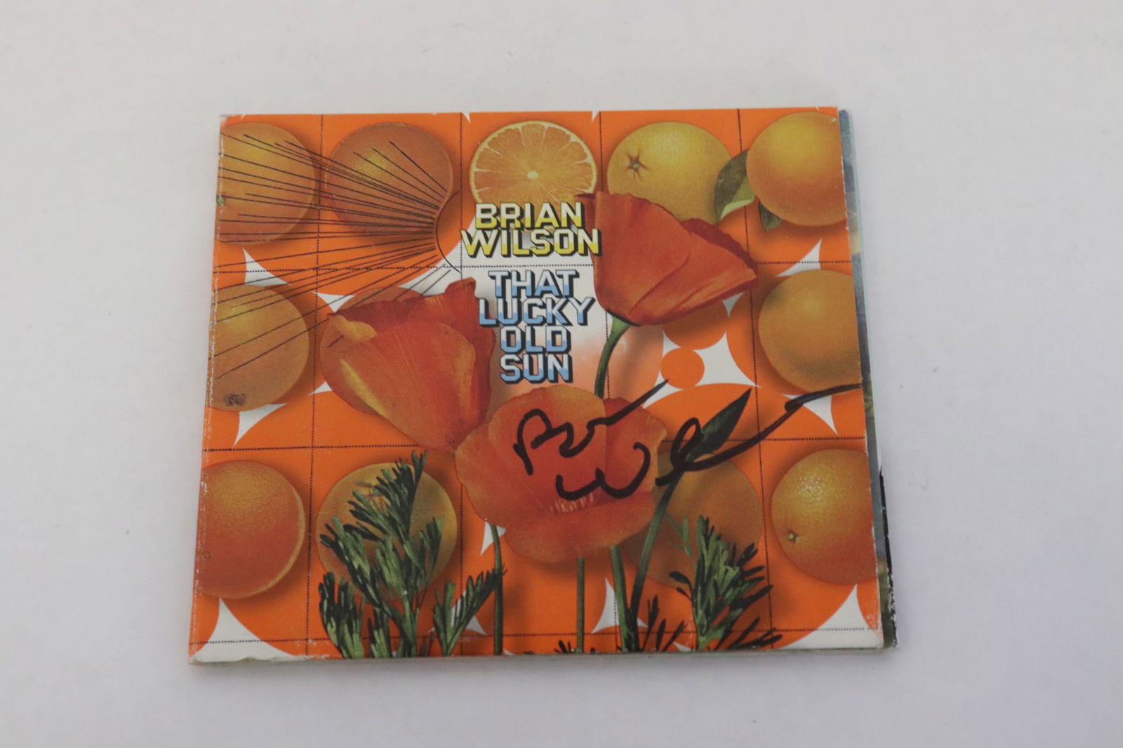 CD "that lucky old sun" signed by Brian Wilson (1 of 4)