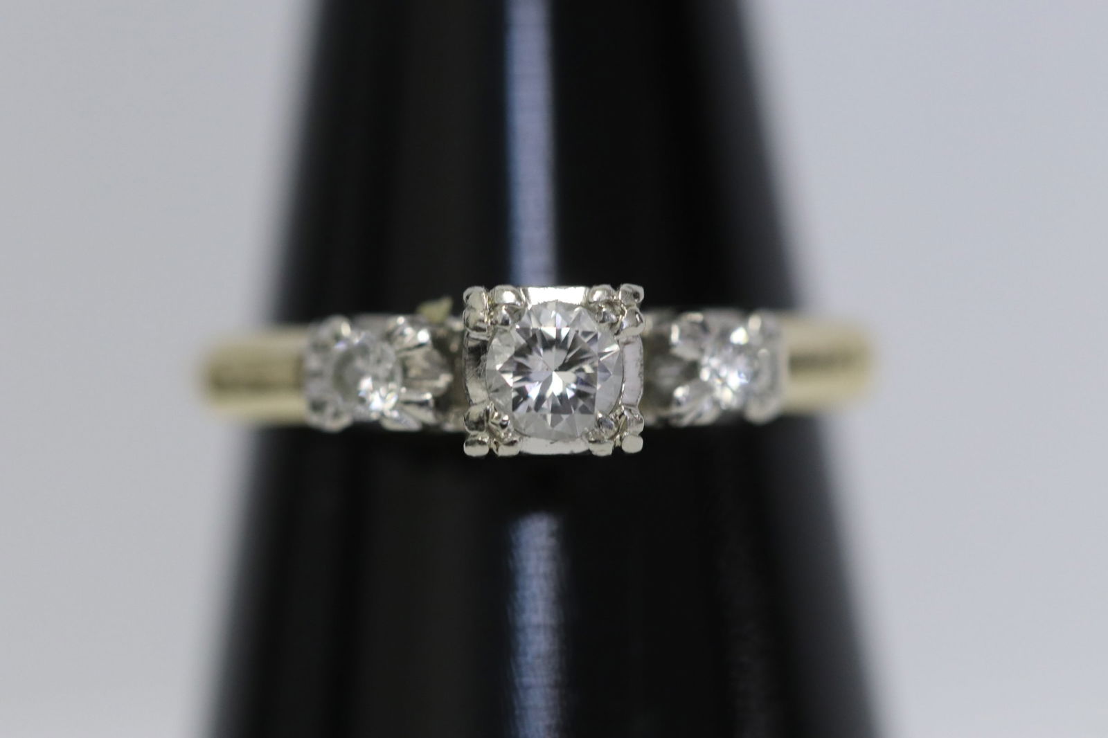 14K art deco diamond ring (1 of 8)