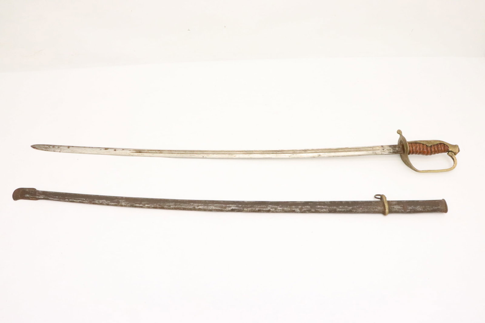 A Japanese Naval officer sword(?), rusted (1 of 10)