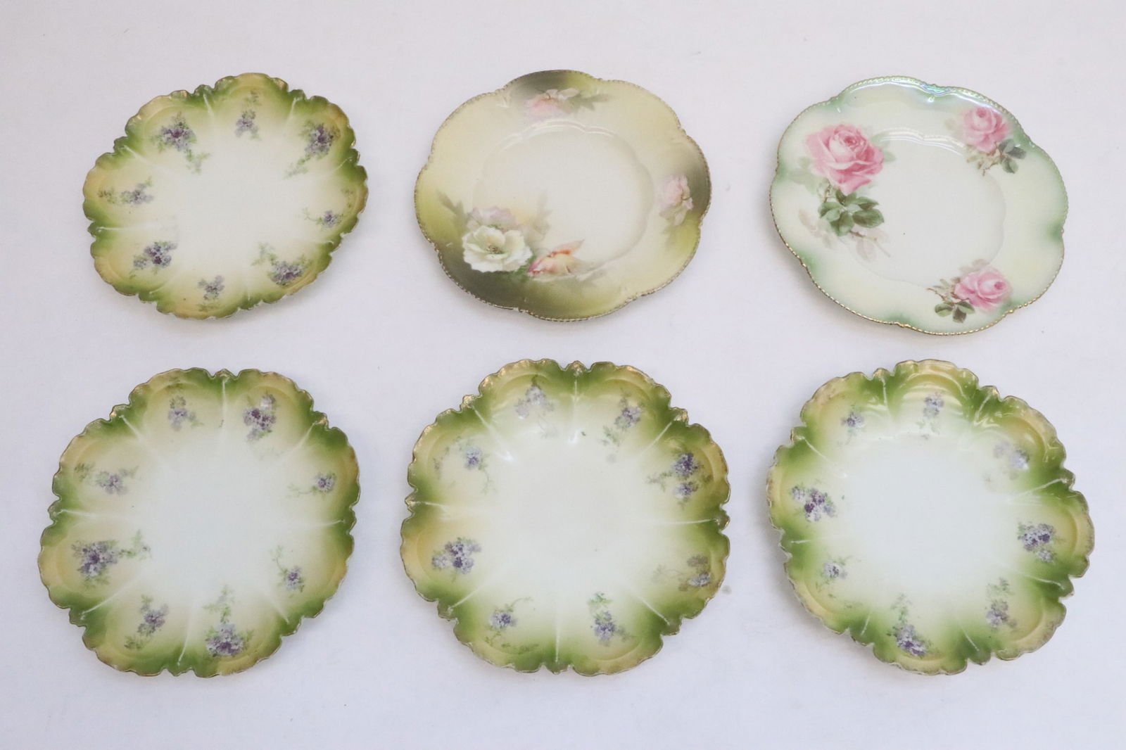 6 porcelain plates by R. S. Germany (1 of 11)
