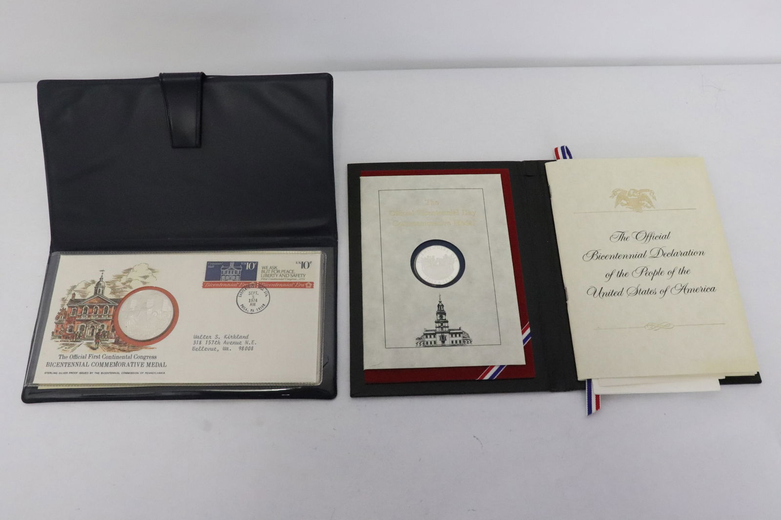 2 silver bicentennial day medal/ coin (1 of 12)