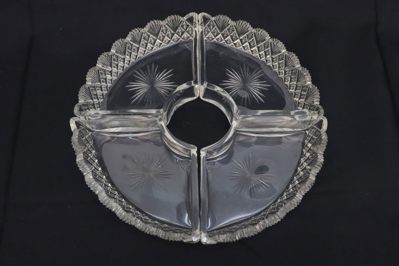 Fine cut crystal candy set (1 of 7)