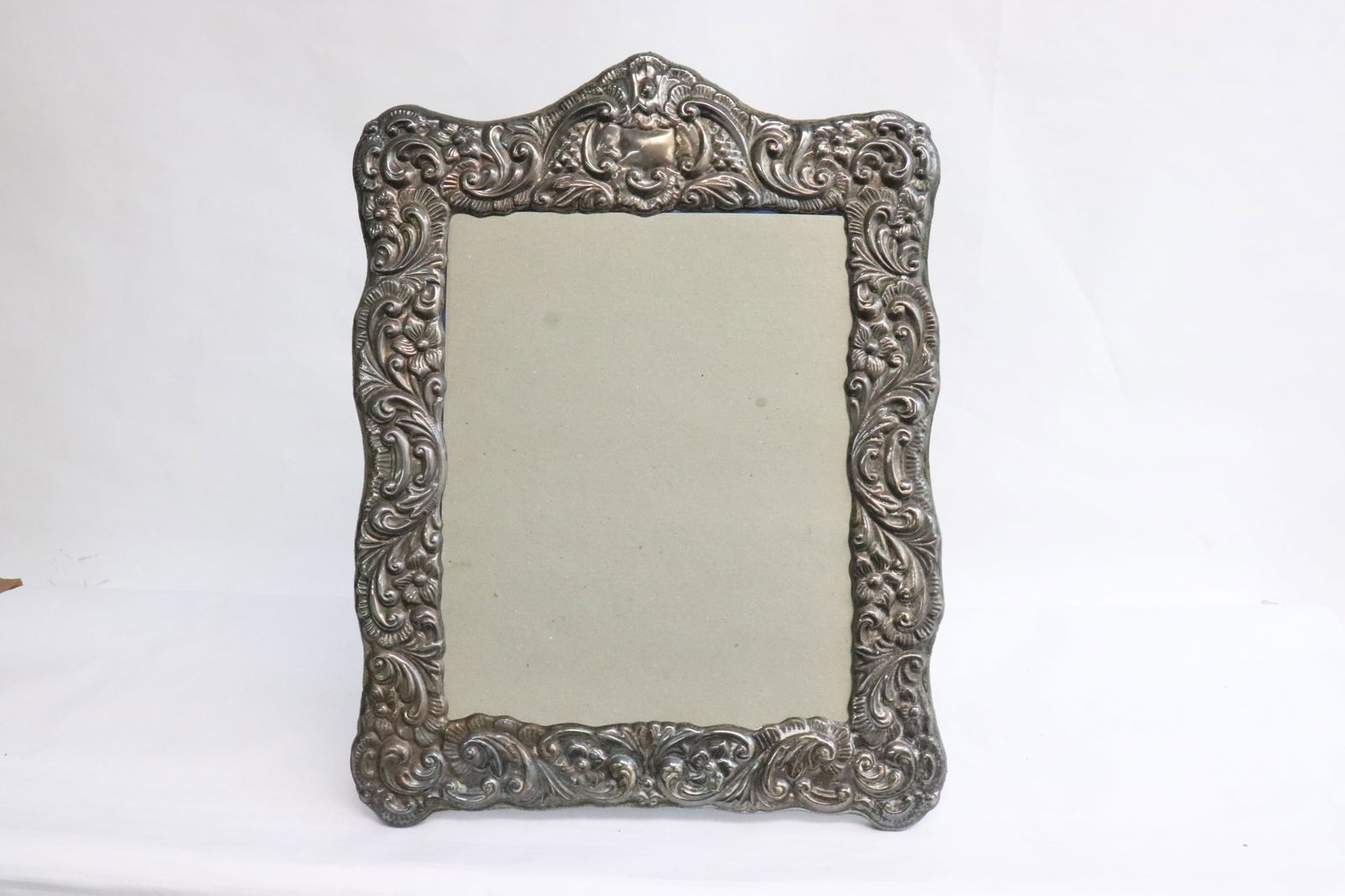 Large ornate sterling picture frame (1 of 8)