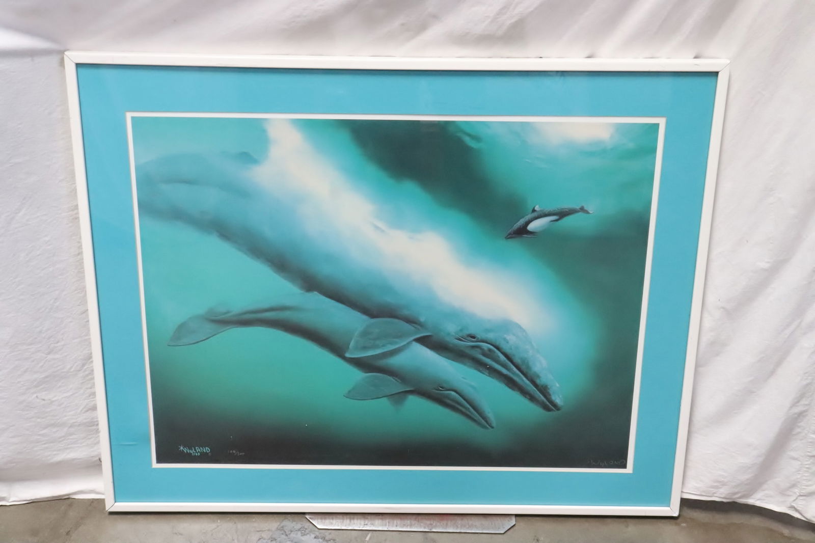 Lithography In Color "whale" By Robert Wyland Auction