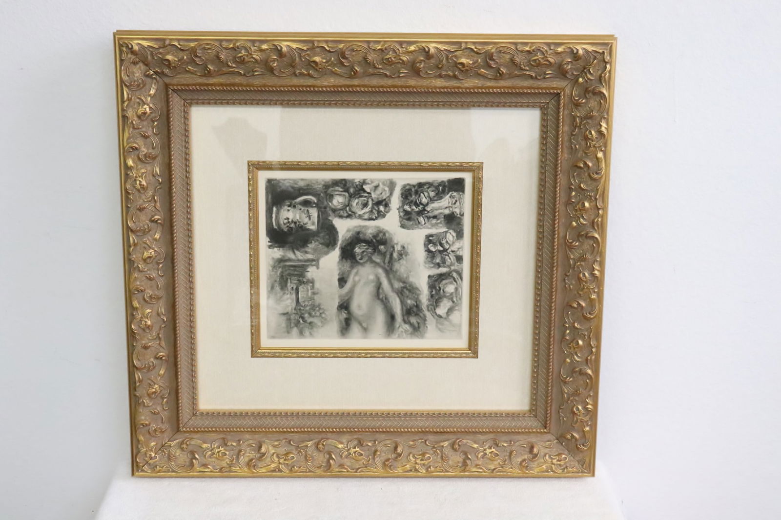 An etching by Pierre Auguste Renoir, c1919, w/ COA (1 of 7)