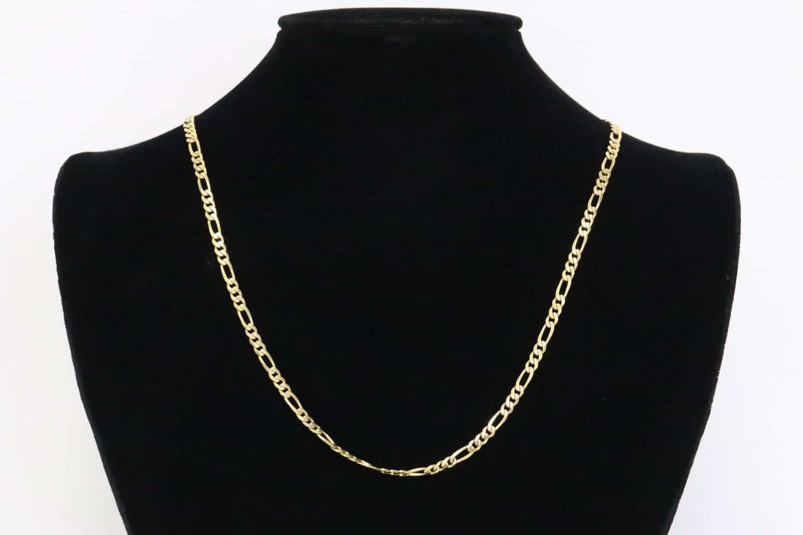 14K Y/G flat link necklace (1 of 8)